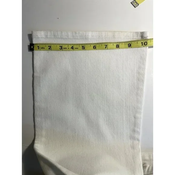 American Eagle Jeans Women Size 2 “Reel Flare” White AE77 Low Rise Flare EUC - Picture 13 of 14